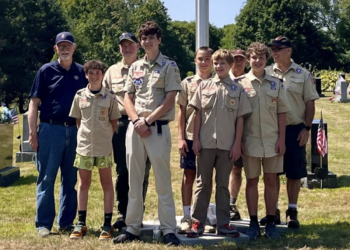  Dominic Todd and members of Troop No. 200 (Photo courtesy Troop No. 200)