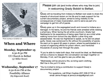 Press release in poster form