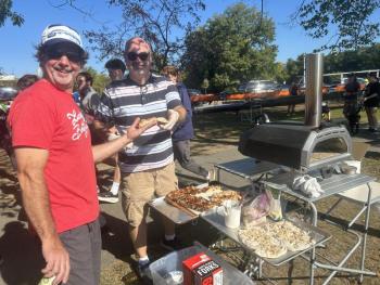 Alscace Tarte Flambee (Photo courtesy Megunticook Rowing)