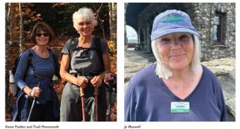 Karen Prather and Trudi Hennemuth (l) and Jo Maxwell
