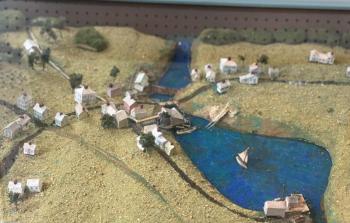 The newly installed model of 19th century Ducktrap. (Photo by Ed O’Brien) LHS
