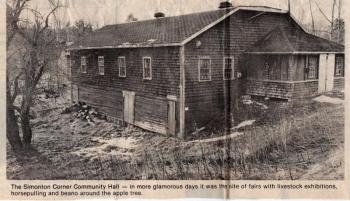 (Photo courtesy Simonton Corner Community Association)