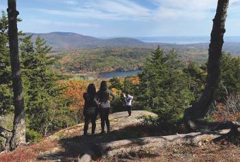 A view from Ragged Mountain in Camden looking over Penobscot Bay. (Photo courtesy Camden Snow Bowl)