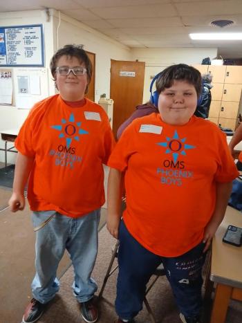 Osiris penddleton-fortuna (left) Cyrus Theriaulit (right) These 2 are best friends and go to Oceanside middle school. They were not supported by school with psrticpating on the school team, but we made them their own team and they had a blast!  Phoenix Boys!  They would love to see themselves in the paper! -liz patten AKA Cyrus's mom. 