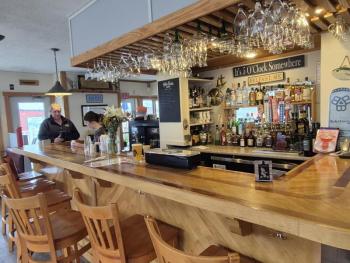 The bar is now open until midnight. (Photo by Kay Stephens)