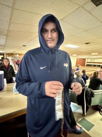 Oliver Adams (Photo courtesy Jennifer Daigle, Medomak Valley High School) 