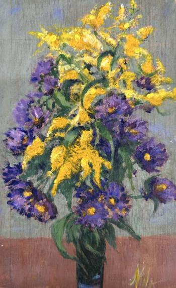 Painting by Nina Holland. (Photo courtesy Rockport Public Library)