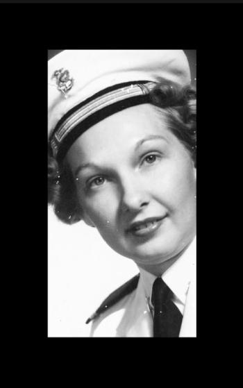 Retired U.S. Navy Lieutenant Mrs. Bertha Korpinen Standard, RN