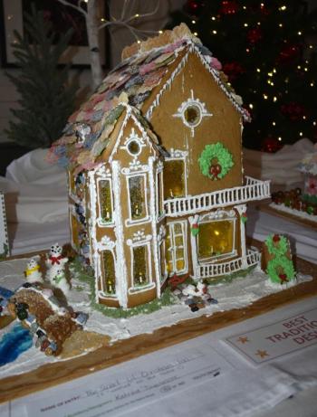 Katrina Dunsmore - Best Traditional Gingerbread House - "The Sweet Lil Christmas Inn."