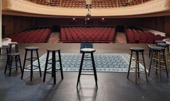 Stools on a stage