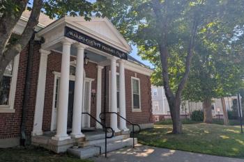 exterior of courthouse.