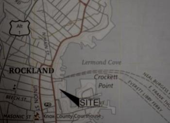 The proposed location of the new DOT parking lot 