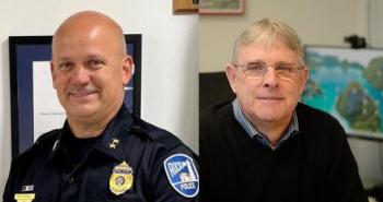 headshots of police chief and city manager