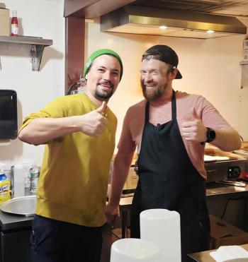 Connor MacLeod, LaForge's employee and sidekick, keeps operations running. Photo courtesy Cory LaForge