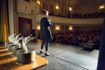 The Camden Opera House, view from the stage. (File photo courtesy Camden International Film Festival)