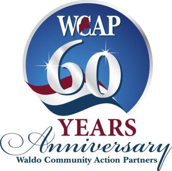 Waldo Community Action Partners 60th anniversary logo