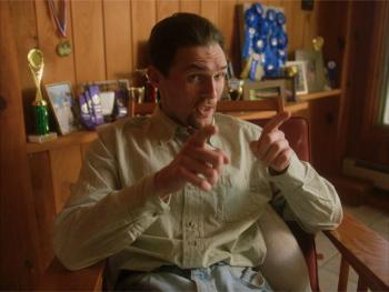 Samuel Dunning as the lead character Leonard. Film still courtesy Samuel Dunning