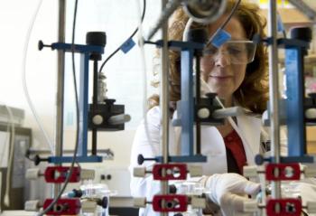 woman behind apparatus