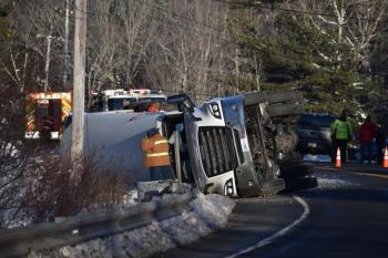 person standing in front of truck