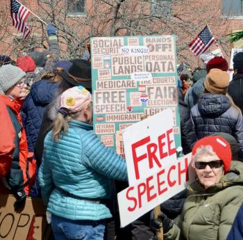 No Kings, Rockland, Maine, March 28, 2026