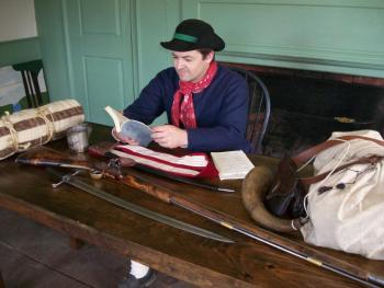 Revolutionary War clothing and gear