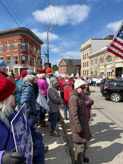 No Kings protest in Belfast, March 28, 2026 (Photo courtesy Susan Kannellakis)