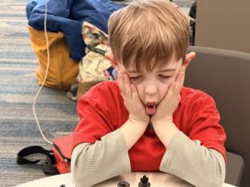 Aiden Waters, while losing his last game in playoffs