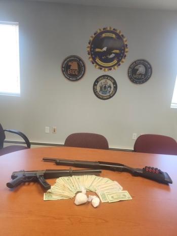 A picture of some of the items recovered. (photo courtesy of Maine State Police DEA) 