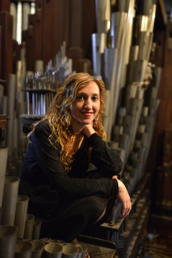 female among organ pipes