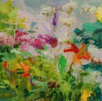 "Dance with Me", oil on panel, by Robin Reynolds