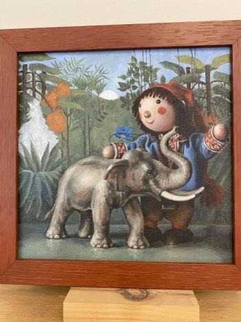 Sebbie and Elephant.