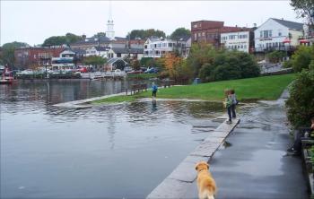 Astronomical high tide in Camden, 2011 (file photo)