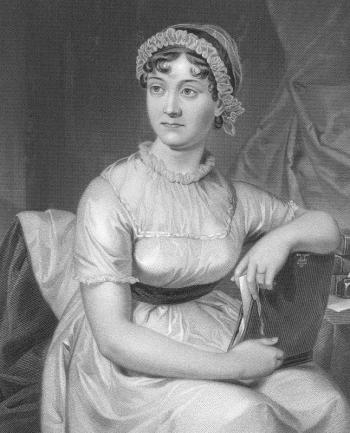 Jane Austen black and white