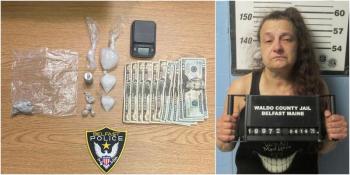 Cheryl Briggs mugshot, in addition to the drugs allegedly recovered in her home.