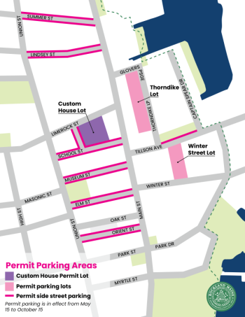Permit parking areas