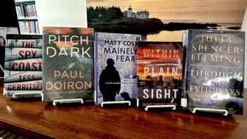 selection of library books