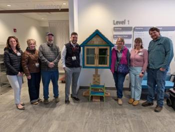 Little library group photo
