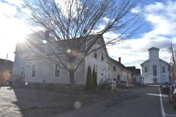 A proposed renovation of 20 Elm Street into apartment units returns to Rockland Planning Board on Tuesday, April 7, 2026. This photo was taken in January 2025. (Photo by Sarah Thompson)