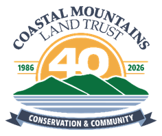 Coastal Mountains Land Trust 40th anniversary logo