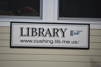 library sign