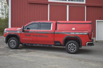 closeup of Fire Marshal vehicle