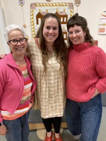 three women