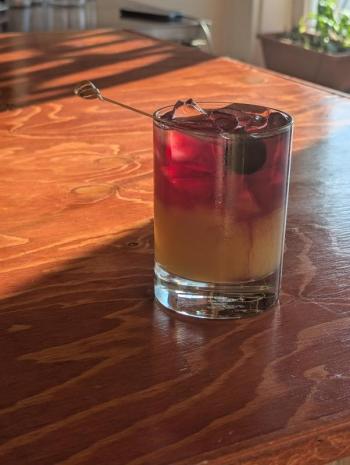Signature cocktail: Ellen's NY Sour (spinoff of a classic NY Sour).Photo courtesy Mary Kate Labenski