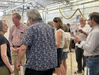 Camden voters wait for an open voting station amidst a heavy turnout June 9.