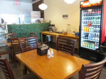 The deli also has seating inside. Photo by Kay Stephens