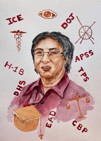 painting person