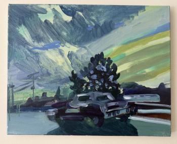 painting, car