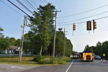 Northwest side of the intersection