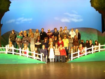 The tech crew for 'Honk' (Photo courtesy  Rick Ash)
