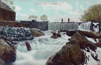 Freedom Falls, Freedom Maine. Unknown photographer, Public domain, via Wikimedia Commons
